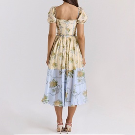 Penelope Rose Ribbon Flared Dress