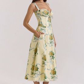 Rosalee Floral Ribbon Dress
