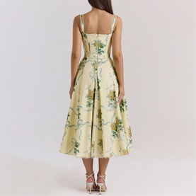 Rosalee Floral Ribbon Dress
