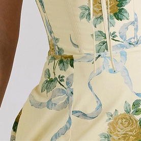 Rosalee Floral Ribbon Dress