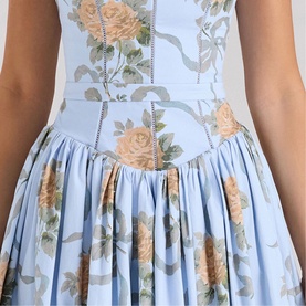 Ysabella Floral Ribbon Sundress
