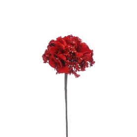 Flower Ball Christmas Stem