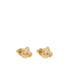 Double Knot Pav&eacute; Studs