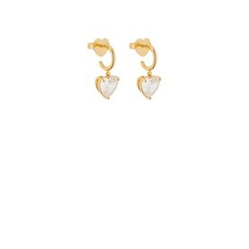 My Love Heart Huggie Earrings