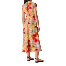 Photographic Flower Printed Dress