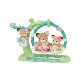 Deer Babies: Floral Swing Set