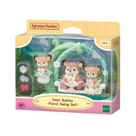 Deer Babies: Floral Swing Set