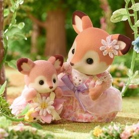Deer Babies: Floral Swing Set