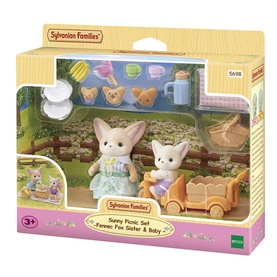 Sunny Picnic Set: Fennec Fox Sister & Baby