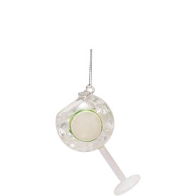 Gin & Tonic Glass Tree Decoration