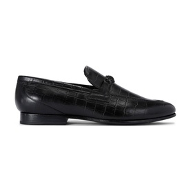 Alton Croc-Embossed Loafers