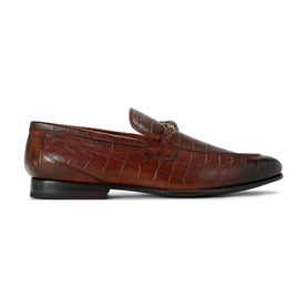Alton Croc-Embossed Loafers