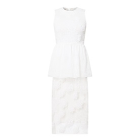 Antonie Sheer Floral Lace Dress