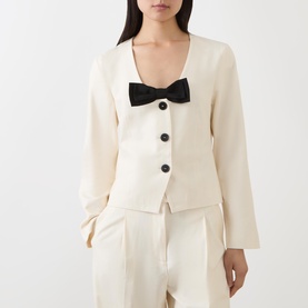 Beau Bow-Detail Blazer