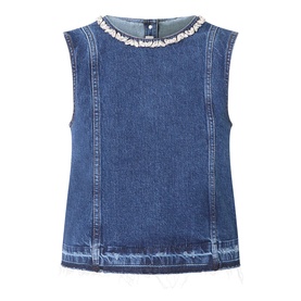 Medine Embellished Denim Vest