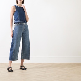 Medine Embellished Denim Vest