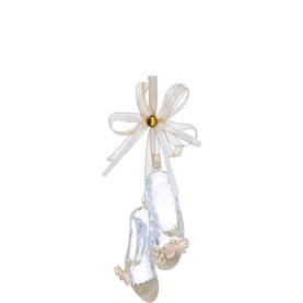 Ribbon Ballet Shoes Glass Tree Decoration