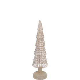 Glass LED Tree Ornament