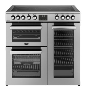 90cm Cookcentre Electric Cooker Stainless