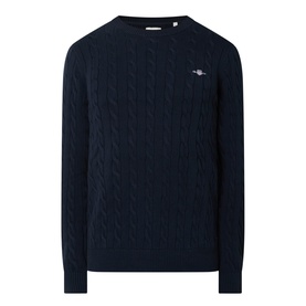 Shield Cable Knit Sweater