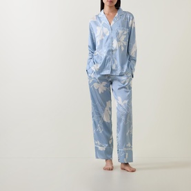 Elina Botanic Print Pyjama Set