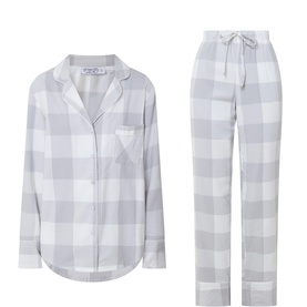 Emery Check Print Flannel Pyjama Set