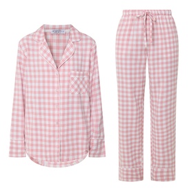 Juliet Gingham Print Pyjama Set