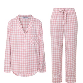Juliet Gingham Print Pyjama Set