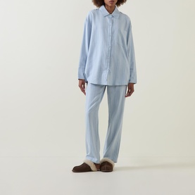 Amelie Striped Flannel Pyjama Set