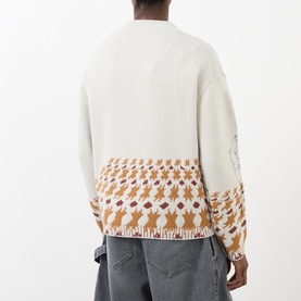 Caf&eacute; Scene Printed Sweater