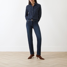 Secret High-Rise Straight Leg Jeans
