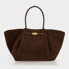 The New York Midi Suede Tote Bag