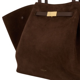 The New York Midi Suede Tote Bag