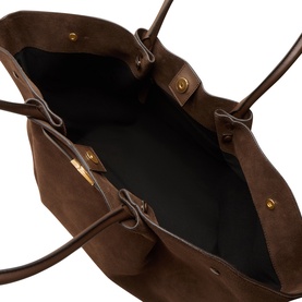The New York Midi Suede Tote Bag