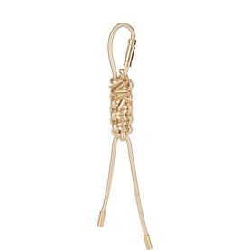 Braided Logo Key Chain