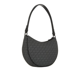 MK Logo Small Saddle Shoulder Bag