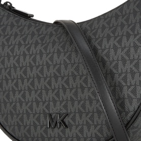 MK Logo Small Saddle Shoulder Bag
