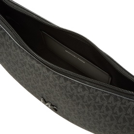 MK Logo Small Saddle Shoulder Bag