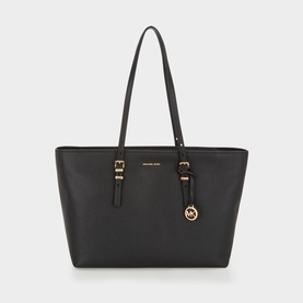 Quinn Large Pebbled Leather Tote Bag