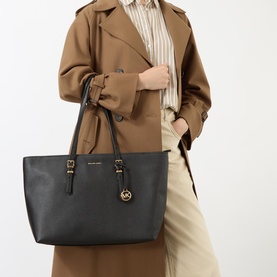 Quinn Large Pebbled Leather Tote Bag