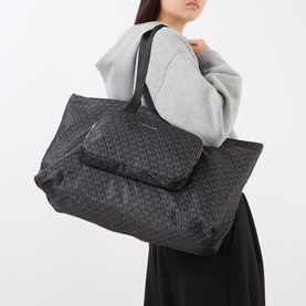 Logo Reversible Packable Tote Bag
