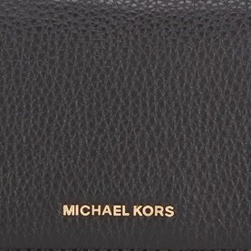 Logo Leather Flap Wallet