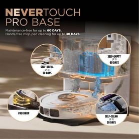 PowerDetect NeverTouch Pro 2-in-1 Self-Empty, Self-Refill & Self-Clean Robot Vacuum & Mop