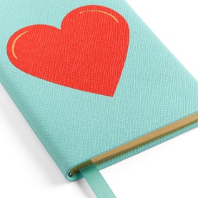 Chelsea Charm Heart Notebook