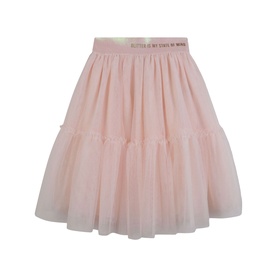 Frilled Mesh Skirt