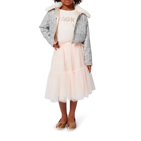 Frilled Mesh Skirt