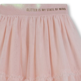 Frilled Mesh Skirt