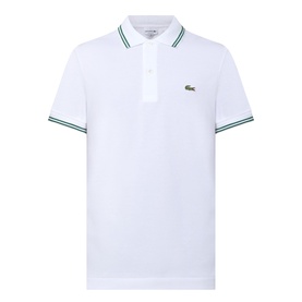 Croc Logo Tipped Polo Shirt
