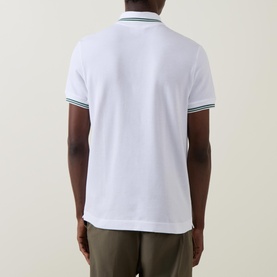 Croc Logo Tipped Polo Shirt