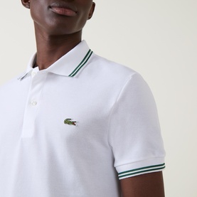 Croc Logo Tipped Polo Shirt